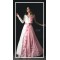 Off-White & Pink Full length one side jacket with gathered skirt.(SC1004) Off-White & Pink Full length one side jacket with gathered skirt.(SC1004)