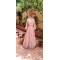 Onion Pink Gown with Drape Dupatta (LP1003)