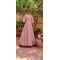 Onion Pink Long Slit Straight Kurta with Skirt(LP1006)