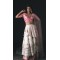 Off-White & Pink Multi layered skirt with heavy blouse & dupatta. (SC1012) Off-White & Pink Multi layered skirt with heavy blouse & dupatta. (SC1012)