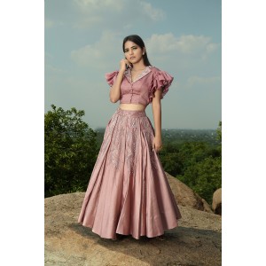 Onion Pink Skirt & Top(IRA1001)