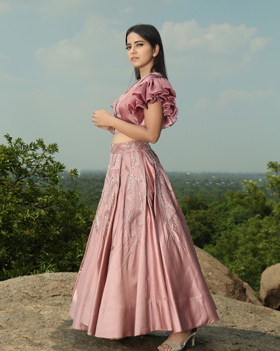 Onion Pink Skirt & Top(IRA1001)