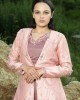 Onion Pink Jacket with Pant & Crop Top(IRA1002)
