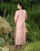 Onion Pink Jacket with Pant & Crop Top(IRA1002)