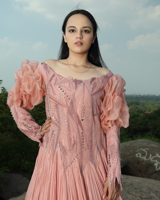 Onion Pink Gown(IRA1003)