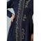 Navy Blue A-Line Kurta (MB1007)