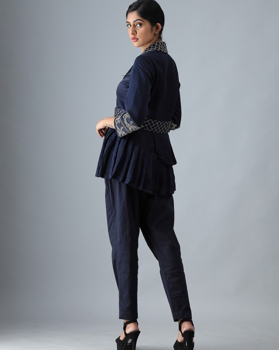 Navy Blue Blazer with Pants (MB1002)