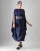 Navy Blue One Piece Maxi Cowl (MB1008)