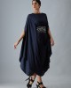Navy Blue One Piece Maxi Cowl (MB1008)