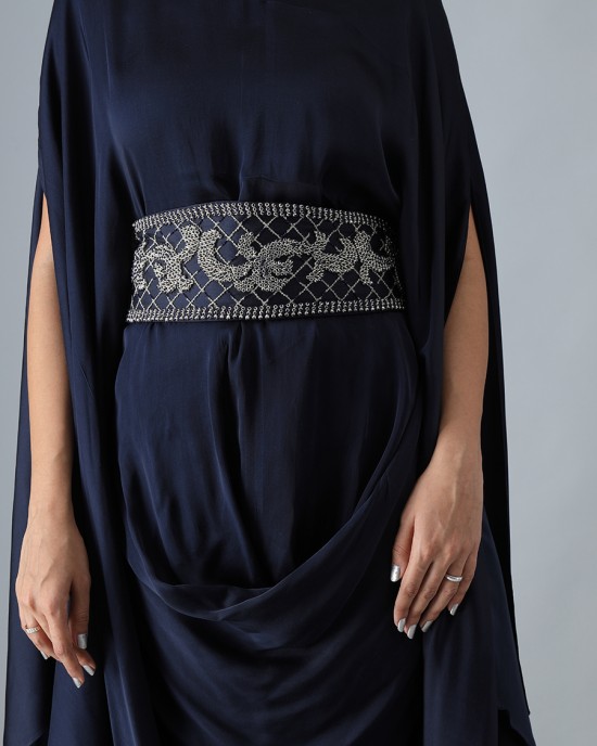 Navy Blue One Piece Maxi Cowl (MB1008)