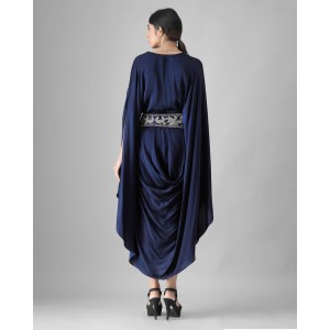 Navy Blue One Piece Maxi Cowl (MB1008)
