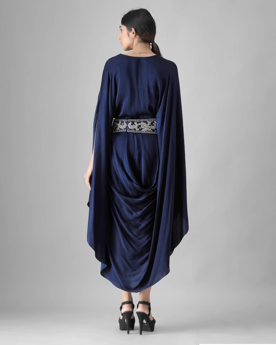 Navy Blue One Piece Maxi Cowl (MB1008)