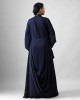 Navy Blue One Piece with Cowl Drape(MB1009)