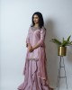 Charm Pink Short Kurta paired with layers, skirt and dupatta (SDH1014) Charm Pink Short Kurta paired with layers, skirt and dupatta (SDH1014)