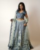 Greenish Blue Heavily embroidered, Lehenga blouse and dupatta (SDH1018)