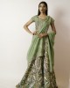 Light Green Heavily embroidered, Lehenga blouse and dupatta  (SDH1022) Light Green Heavily embroidered, Lehenga blouse and dupatta  (SDH1022)
