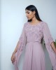 Light Pink Maxi with Cape Sleeves   (SDH1023)