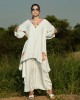 Light Gray Loose Kurta with bottom(PP1002)