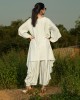 Light Gray Loose Kurta with bottom(PP1002)