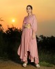 Onion Pink Asymmetrical frock(PP1006)