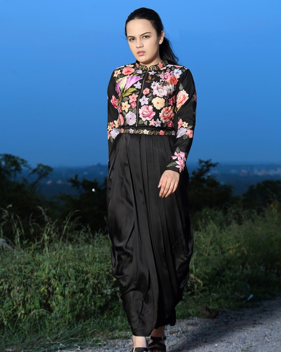 Black One piece with Jacket(PP1011)