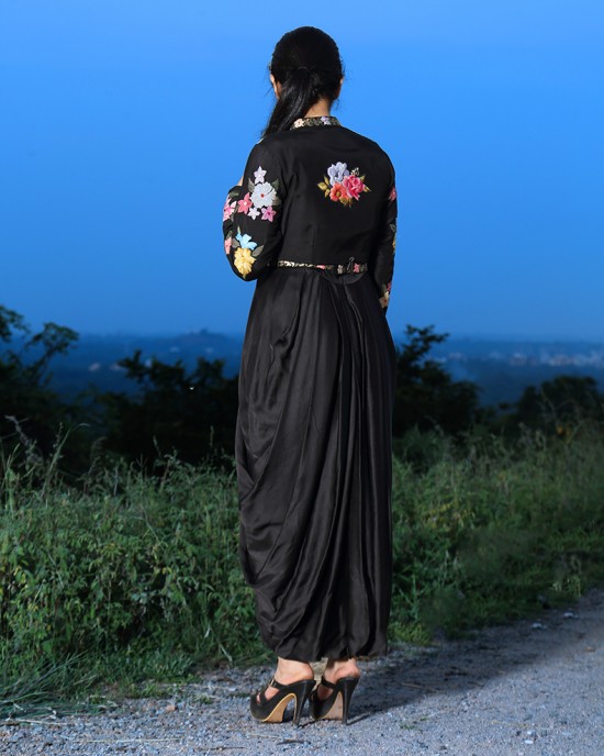 Black One piece with Jacket(PP1011)