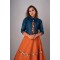 Flared skirt paired with a Top & Tie (REM1005) Flared skirt paired with a Top & Tie (REM1005)