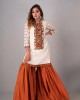 Staright Kurta paired with Garara set (REM1014)