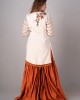 Staright Kurta paired with Garara set (REM1014)