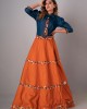Flared skirt paired with a Top & Tie (REM1005)