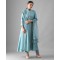 Light Blue A-Line Kurta with Pant & Dupatta (SB1005)