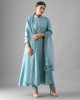 Light Blue A-Line Kurta with Pant & Dupatta (SB1005)
