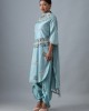 Light Blue Kurta with Dhoti & Dupatta (SB1001)