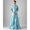 Light Blue Jacket with Double Flair Pallazzo (SB1004)