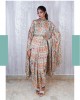 Light Blue One Piece with Pleated Flaired Sleeves (TZ1009)