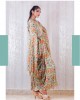 Light Blue One Piece with Pleated Flaired Sleeves (TZ1009)