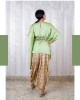Mint Green Dhoti & Cape with an embellished belt (TZ1010)