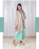 Light Blue Jumpsuit paired with a bell sleeve open jacket and belt (TZ1005)